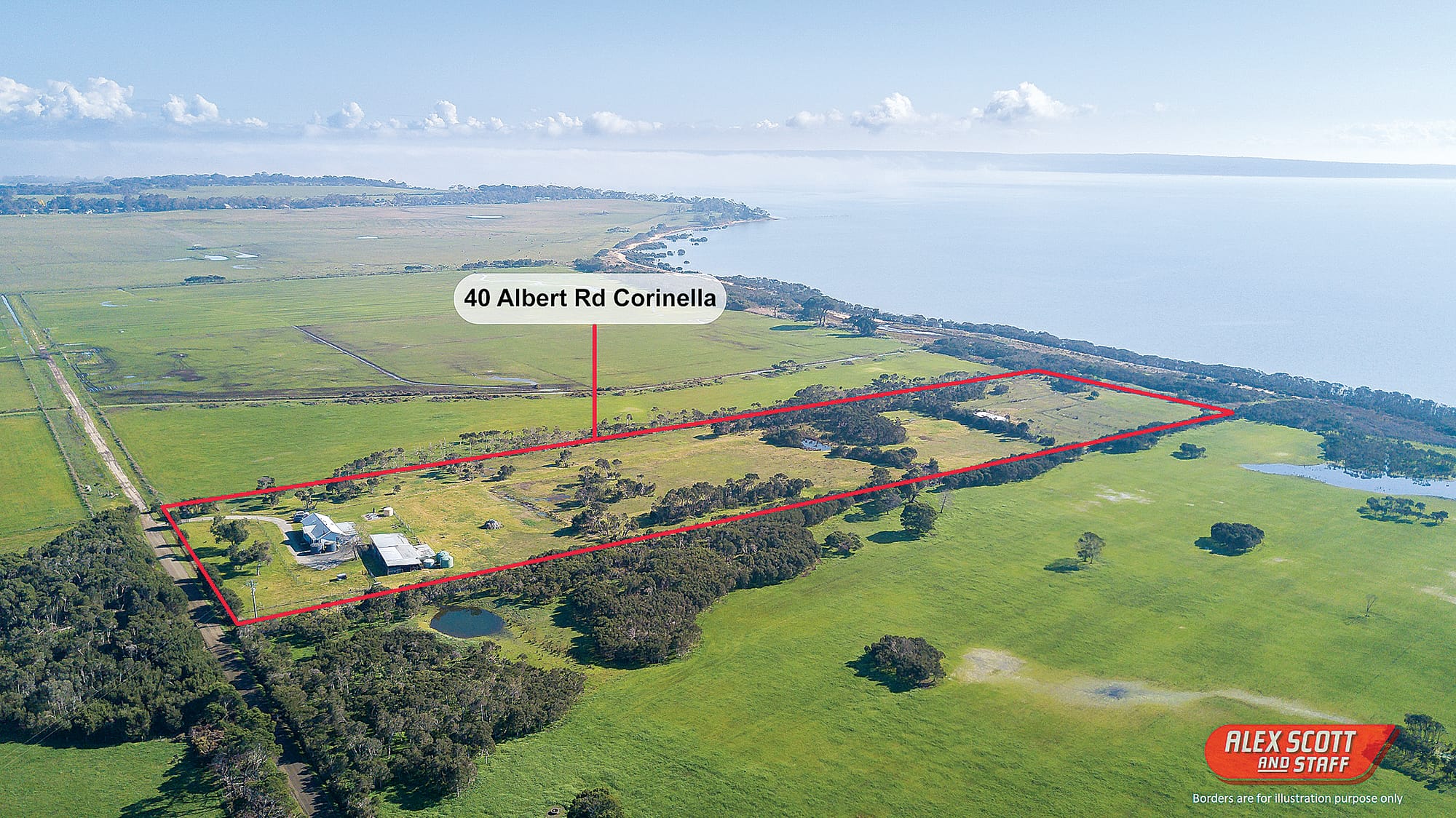 12 acres with foreshore frontage