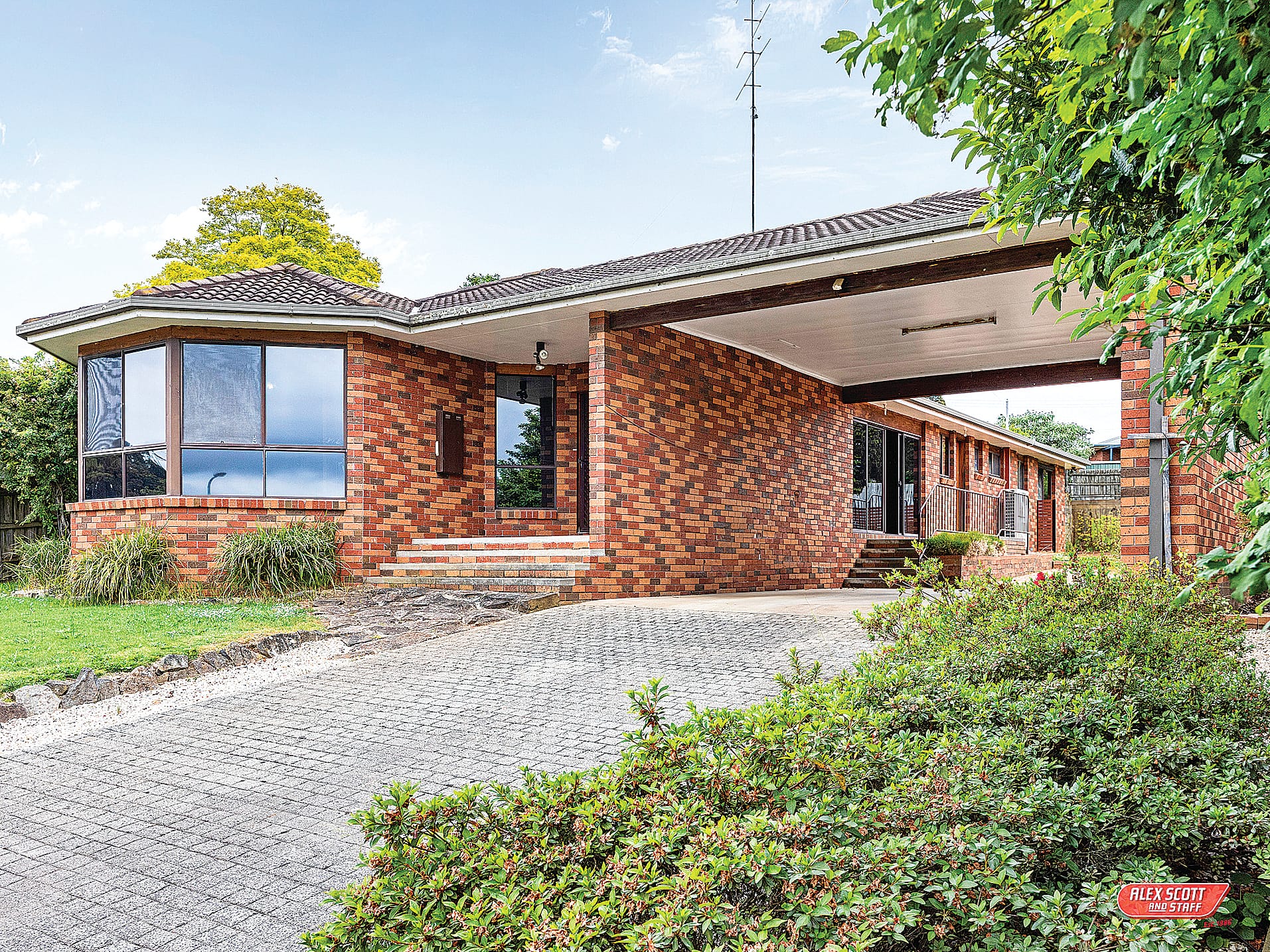 High side of the street