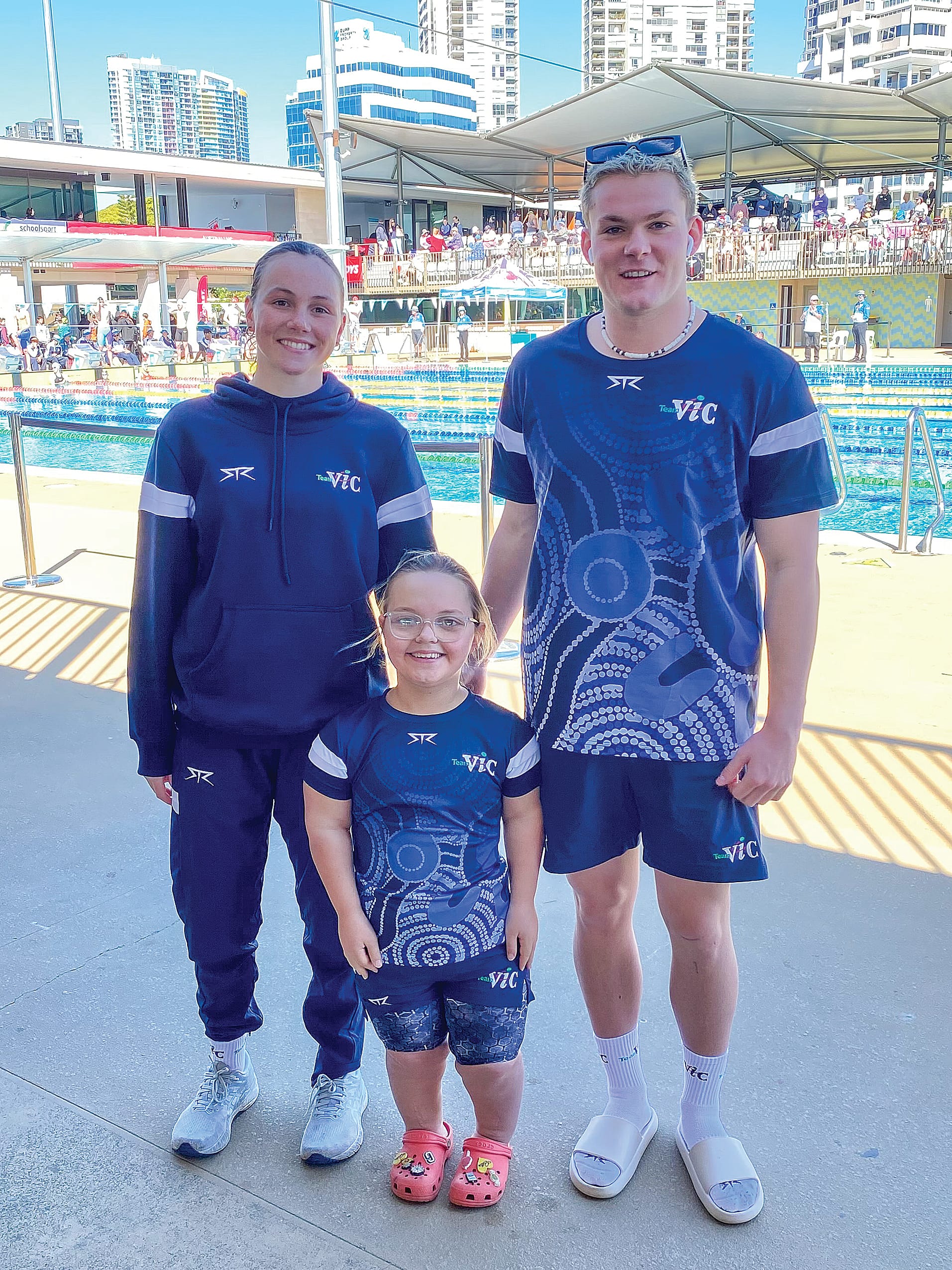 Miah, Gemma and Cooper represented Victoria and SGB in Queensland.