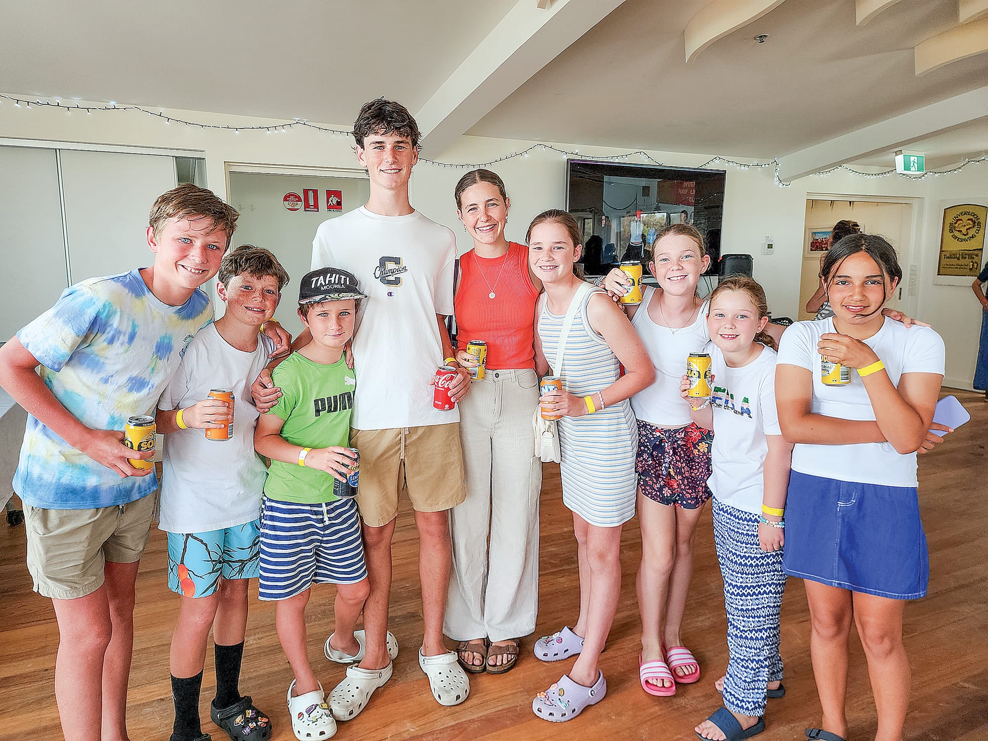 Current junior members and friends Jock, Tom, Rex, Will, Molly, Flossie, Lottie, Emma and Eloise had a blast helping the older crowd celebrate 25 years. C52_0224