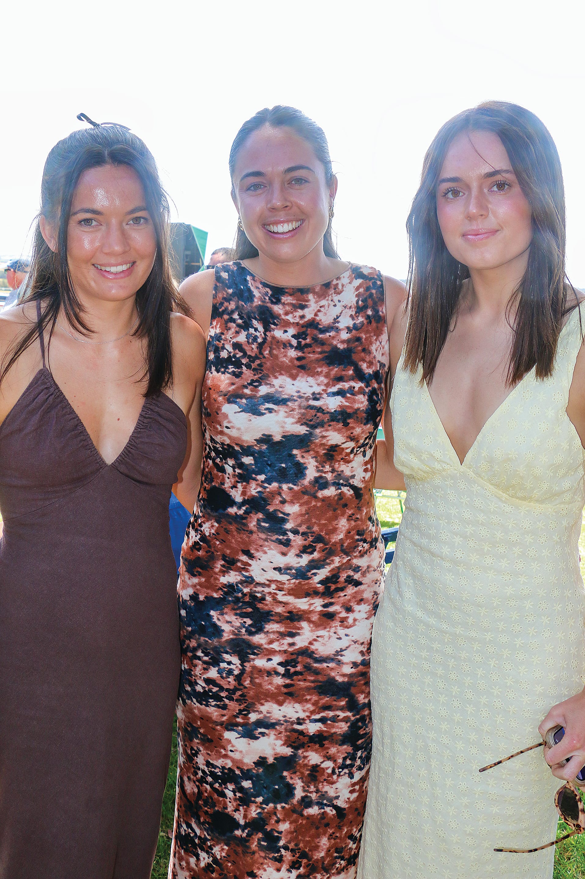 Hannah, Alana and Grace McRae enjoyed a day out at the Woolamai Races on Saturday afternoon. 