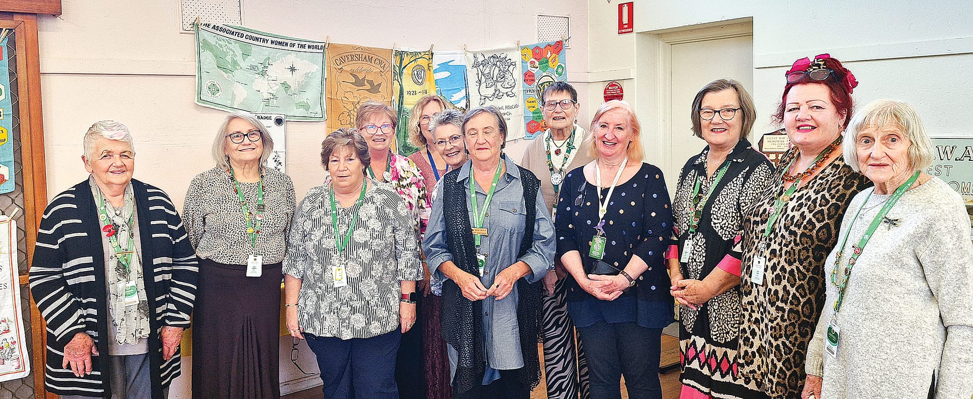 Members of the current Cowes CWA.