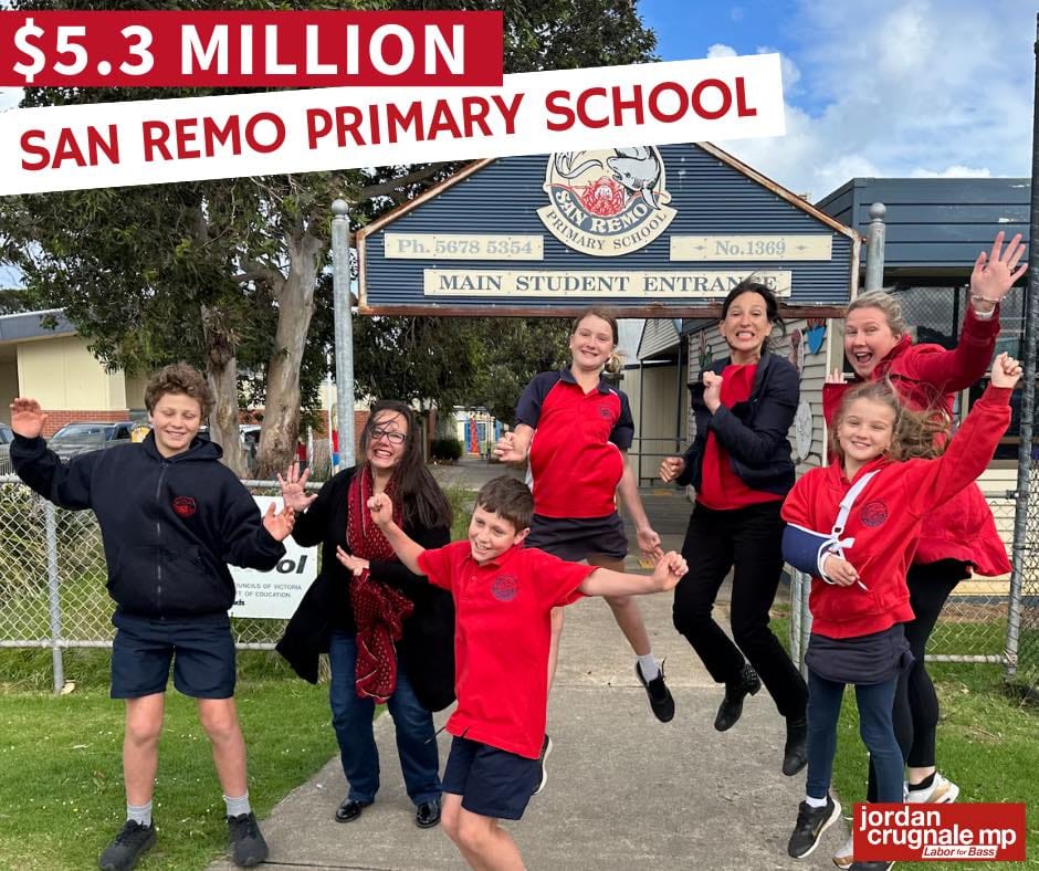 Campaign launcheed to get San Remo Primary School its funding