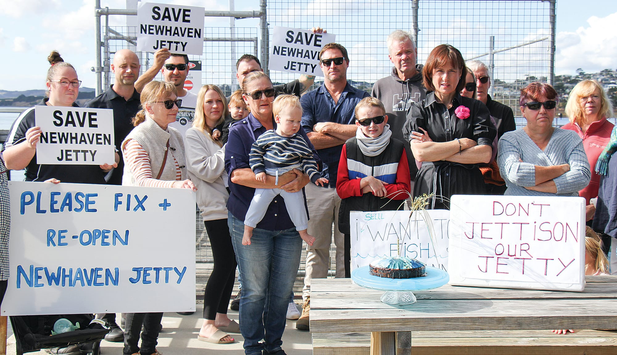 Unhappy 1st birthday for padlocked Newhaven jetty