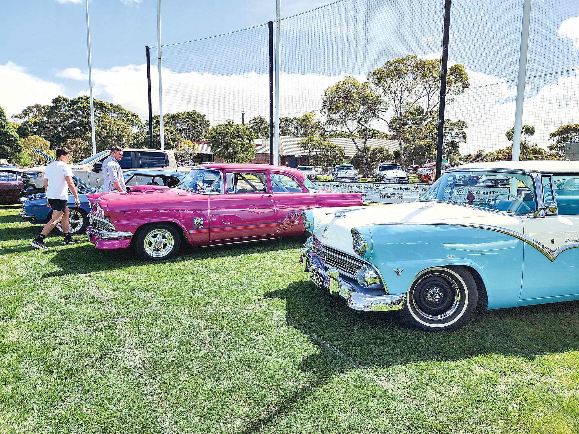 The sun was out and the engines too as Wonthaggi Recreation roared to life.