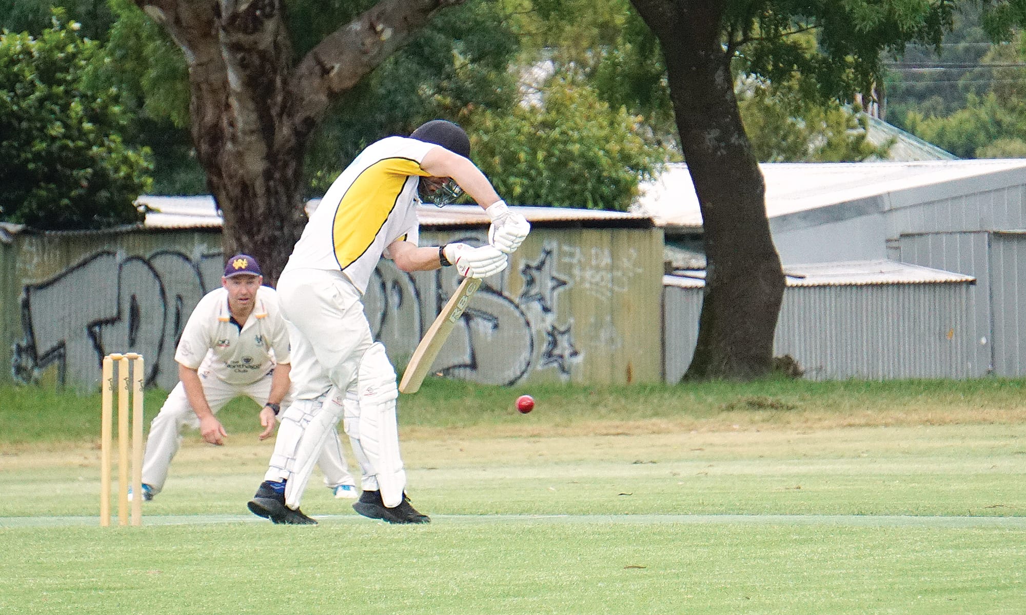 Josh Toner of Foster managed to notch up 81 runs for his side on day one. Ns02_4823
