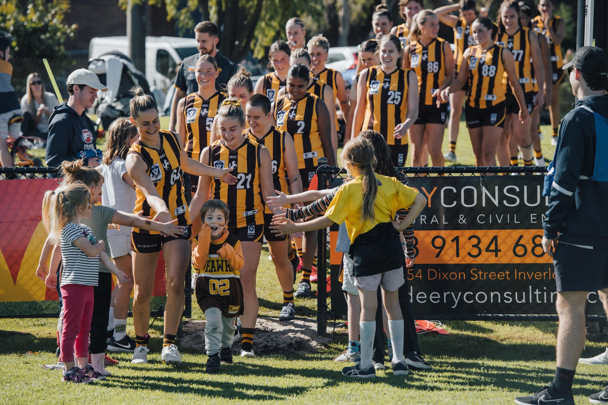 Bass Coast and Hawks unite to empower girls in footy