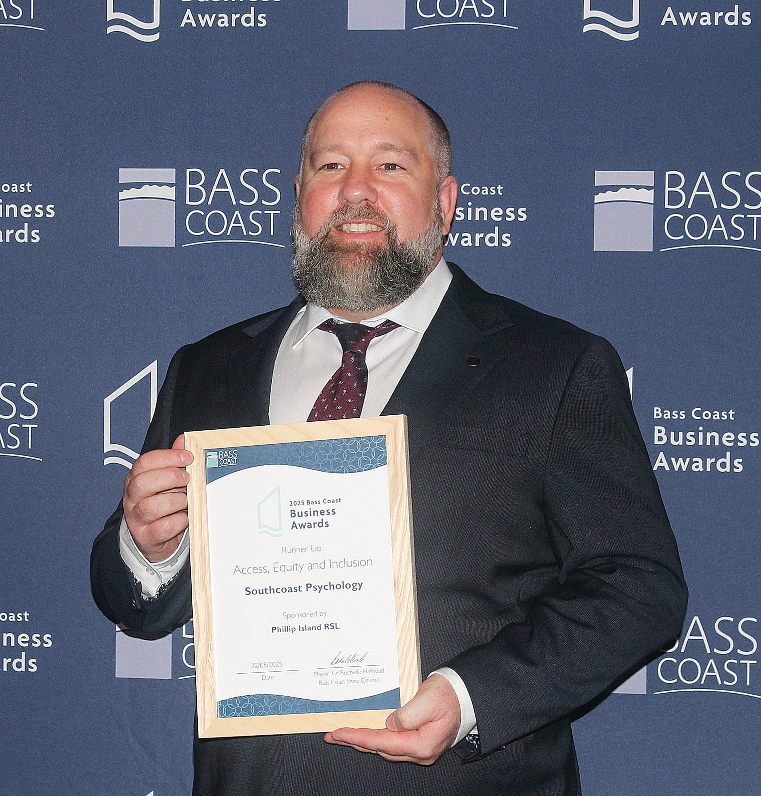 Matt Hiriart Southcoast Psychology (runner up) Access, Equity and Inclusion (Judged Award). B59_3425