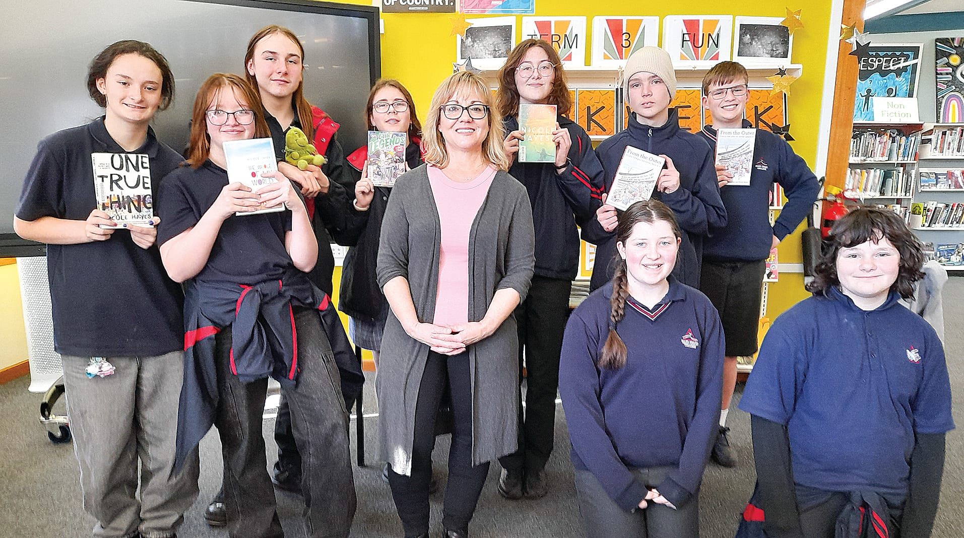 Author in residence Nicole Hayes inspires Bass Coast College students