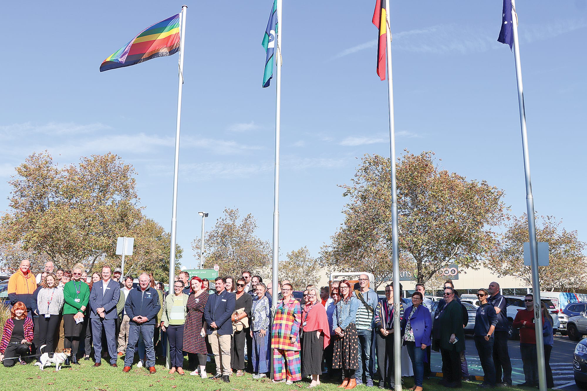 There was an impressive turnout to celebrate IDAHOBIT. A07_2025