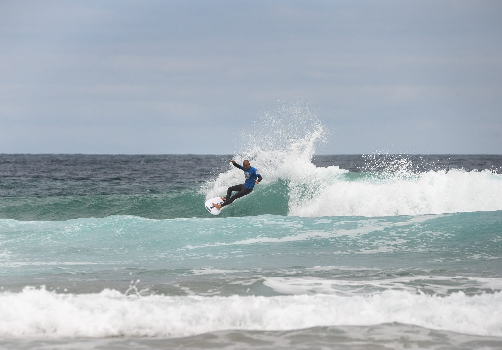 Steve Noble showed his intimate knowledge of Cape Woolamai. Photo: Tom Graham / Surfing Victoria.