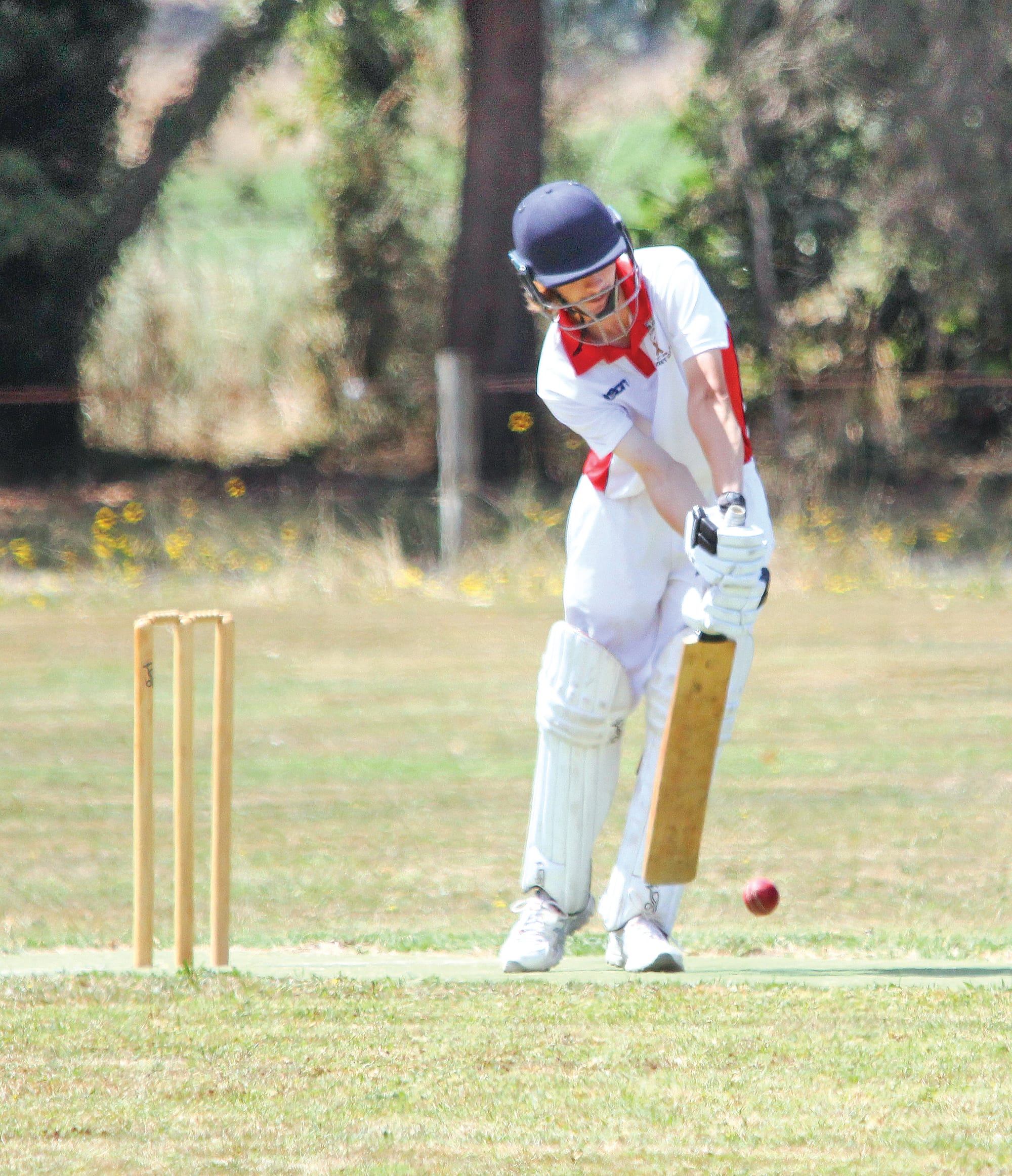 Opener Ryan Sinclair was able to dig in courageously for his side but wasn’t able to help them hold on in the end. B09_0823