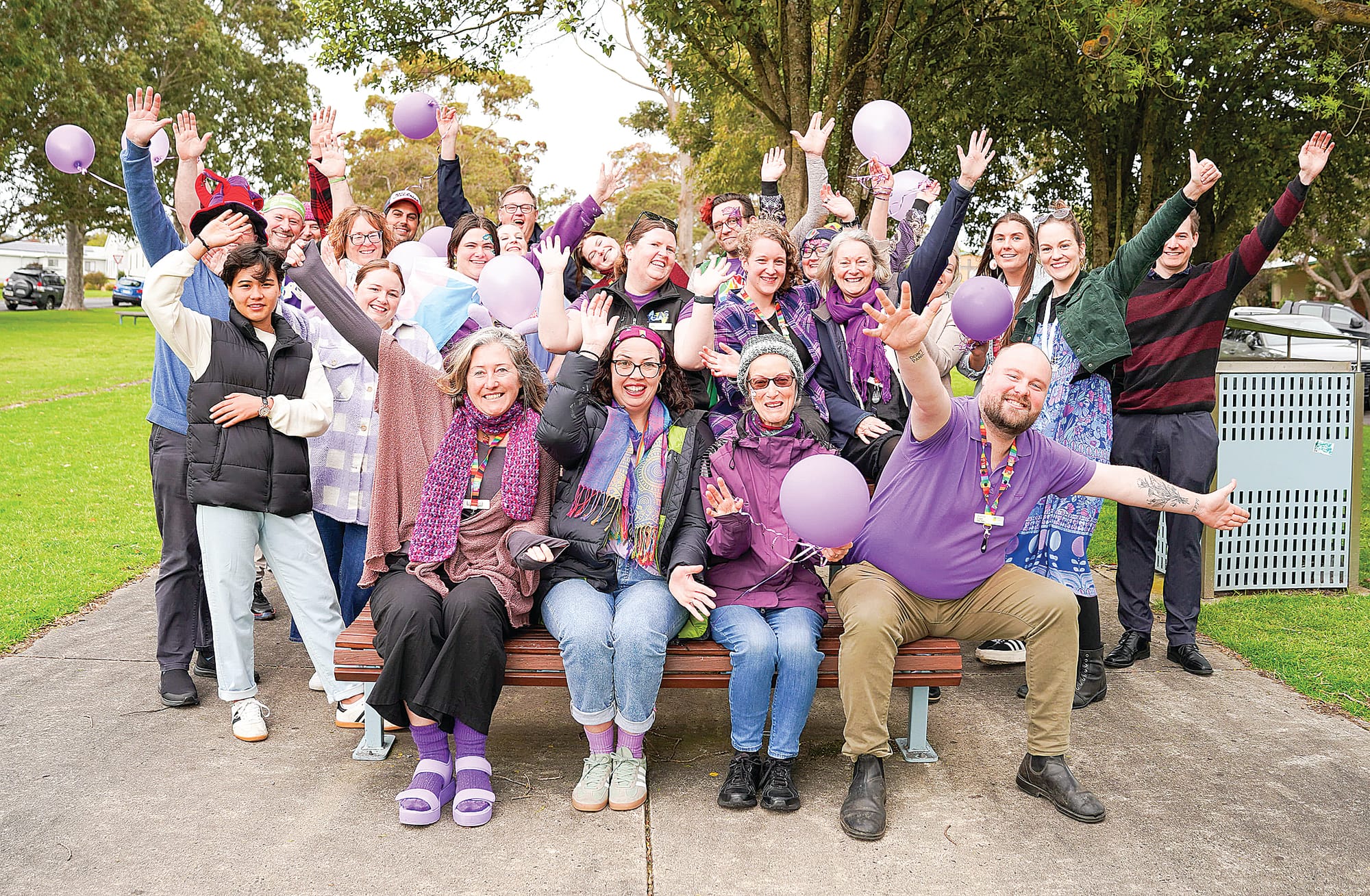 Wonthaggi goes purple to support LGBTIQA+ young people