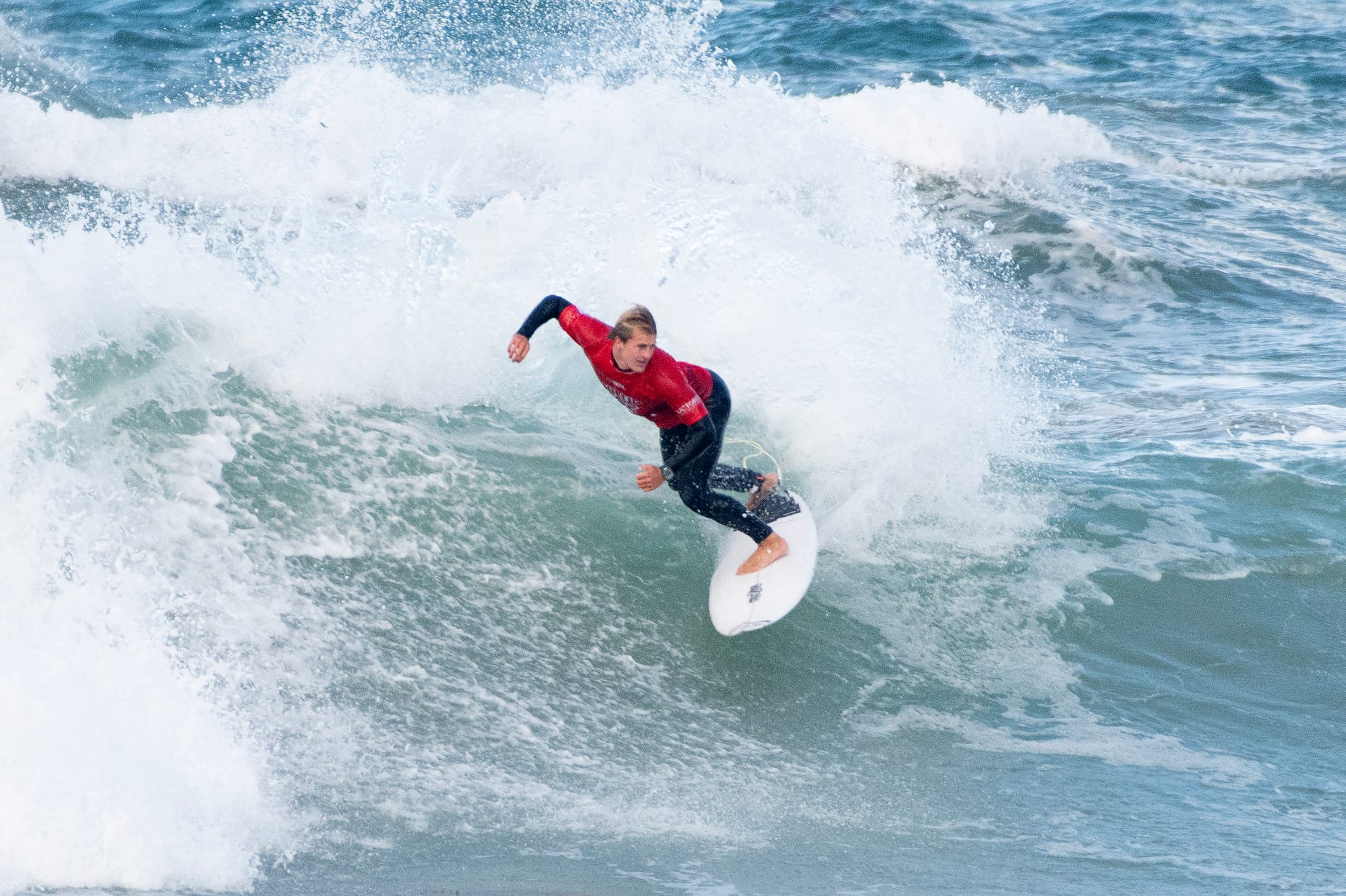 Caleb Tancred (AUS) Day 1 of the 2025 Phillip Island Pro QS 3,000 at Smiths Beach. Photo: WSL / HS.