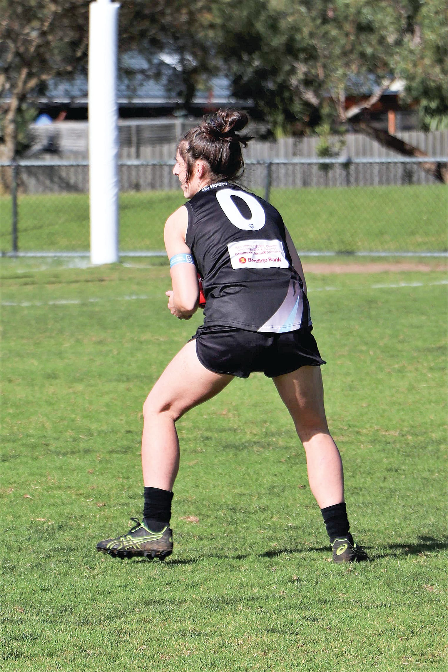 Jess Bolding donned the number 0 guernsey to support the TAC’s Towards Zero Initiative.