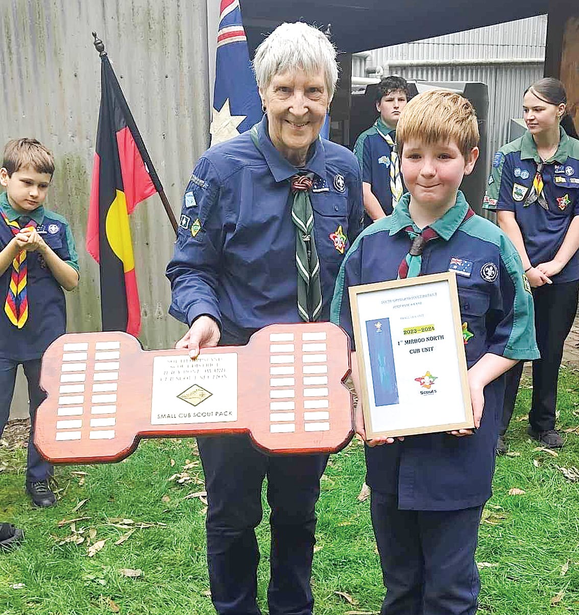 Mirboo North was named Small Cub Scouts Unit of the Year.