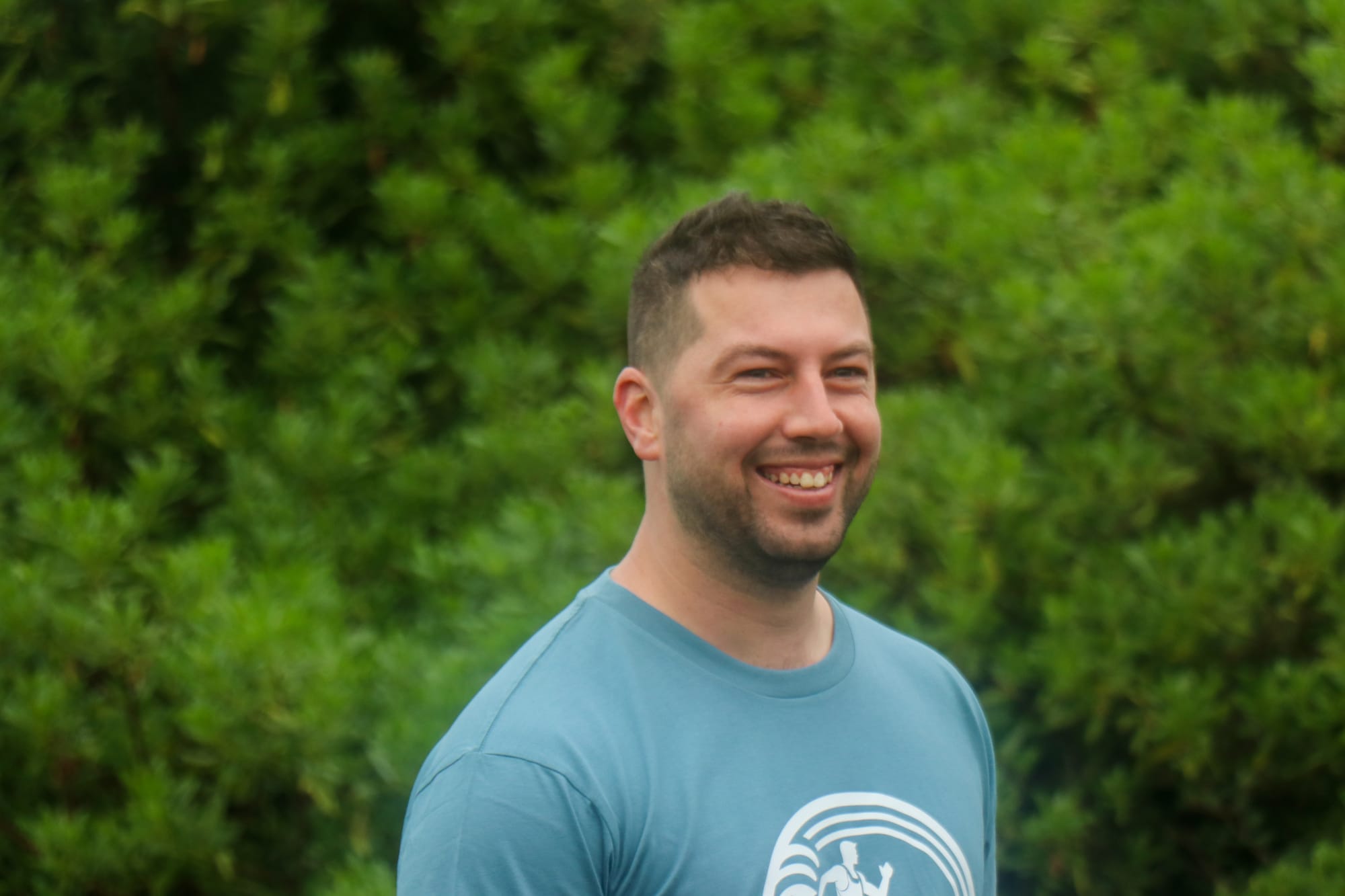 Director Matt Morris officially launching the Inverloch Running Festival. 