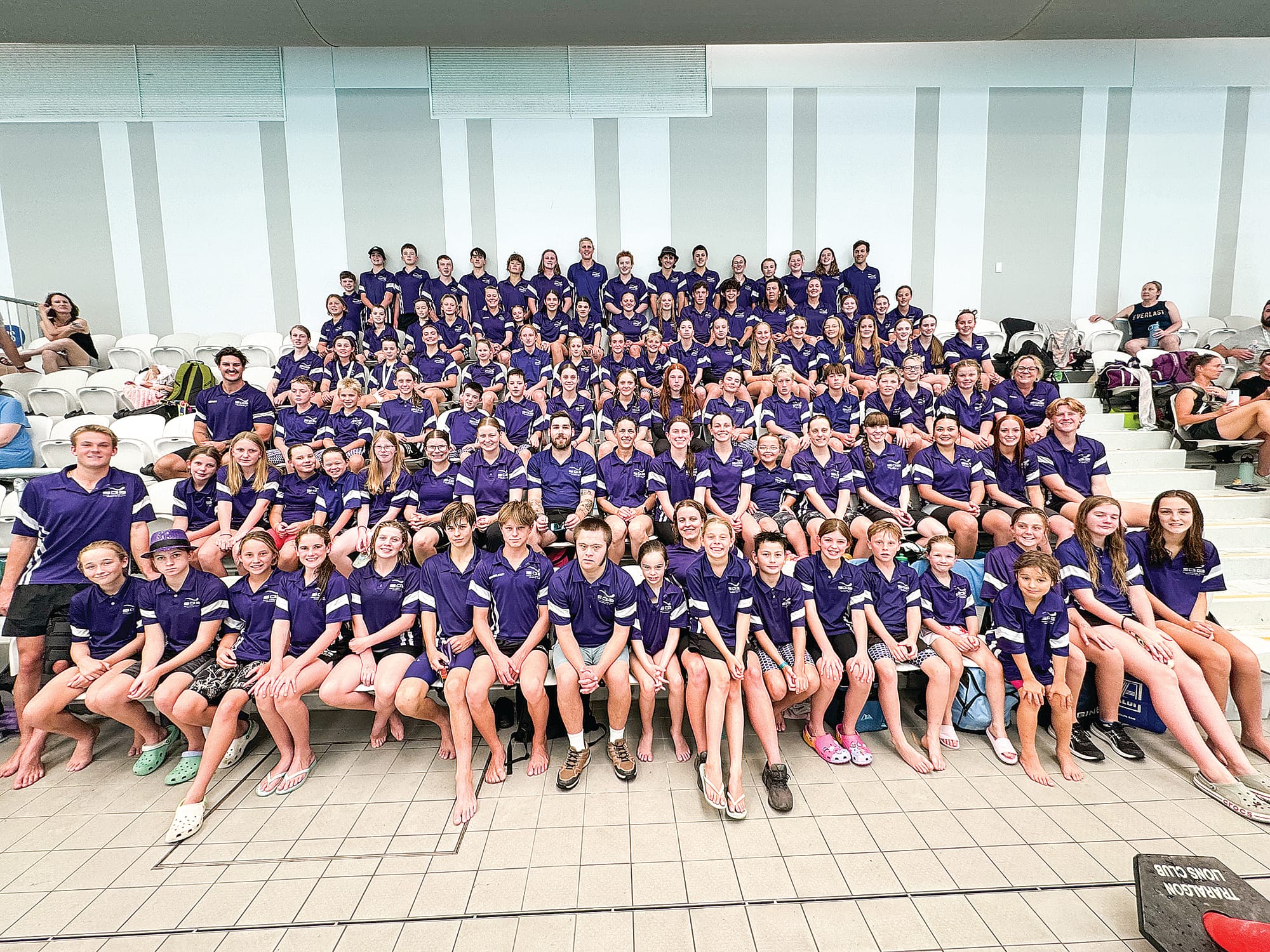 Sweltering heat fails to slow SGB swimmers