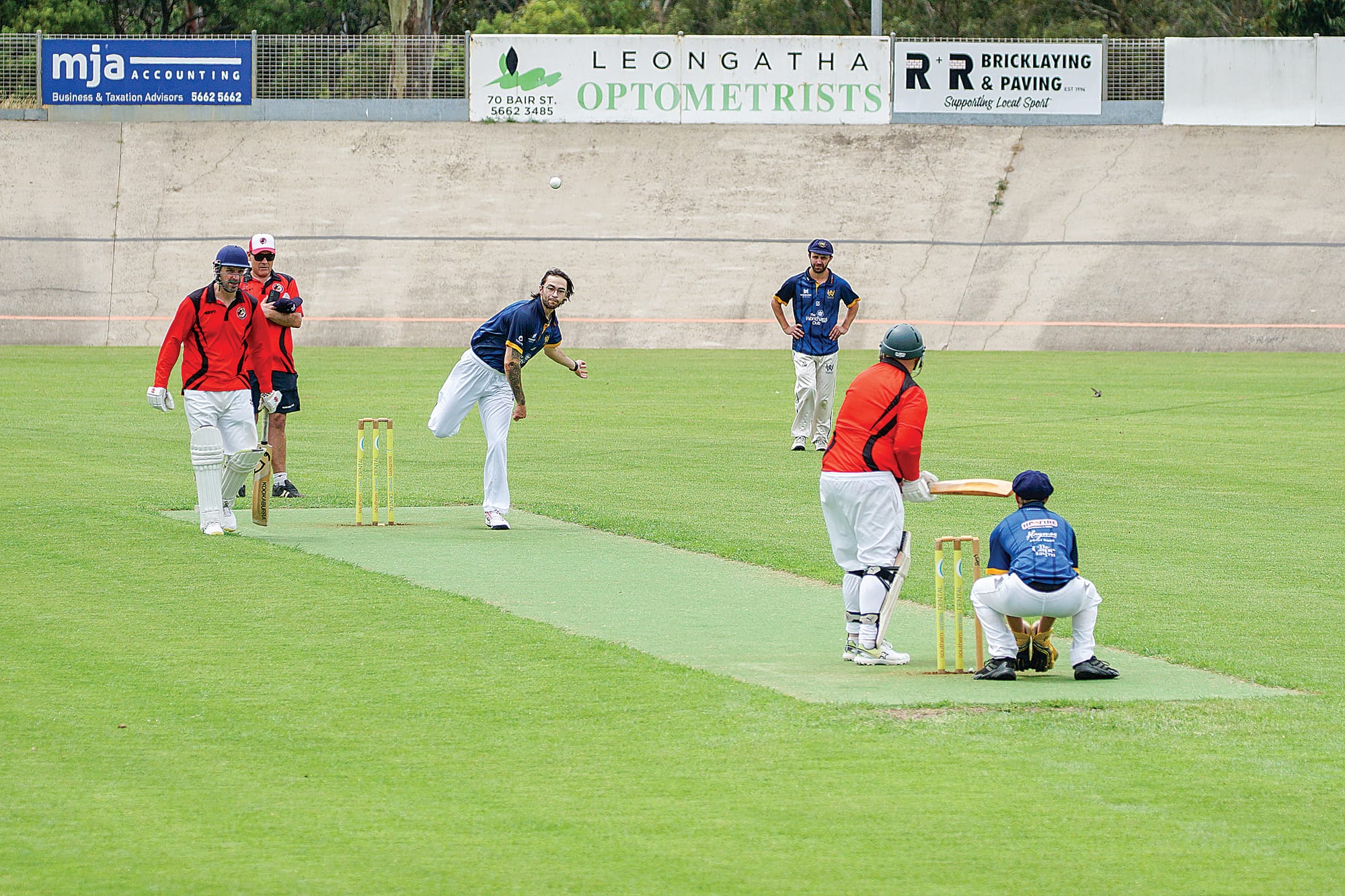 Trae Dudas-Jacobs sends it down the pitch. Ns08_5024
