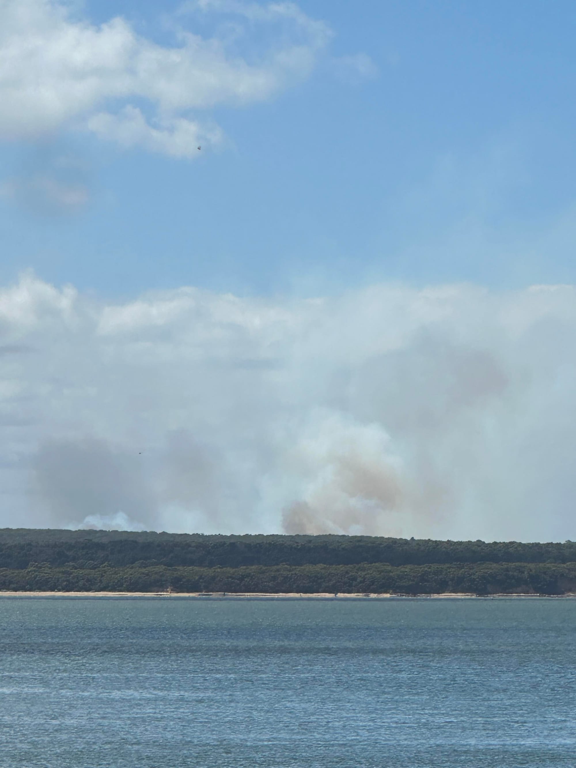 Firefighters blacking out after French Island blaze amid storm aftermath