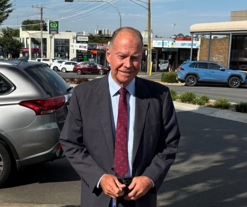 ‘We’re standing’: Russell Broadbent rides again