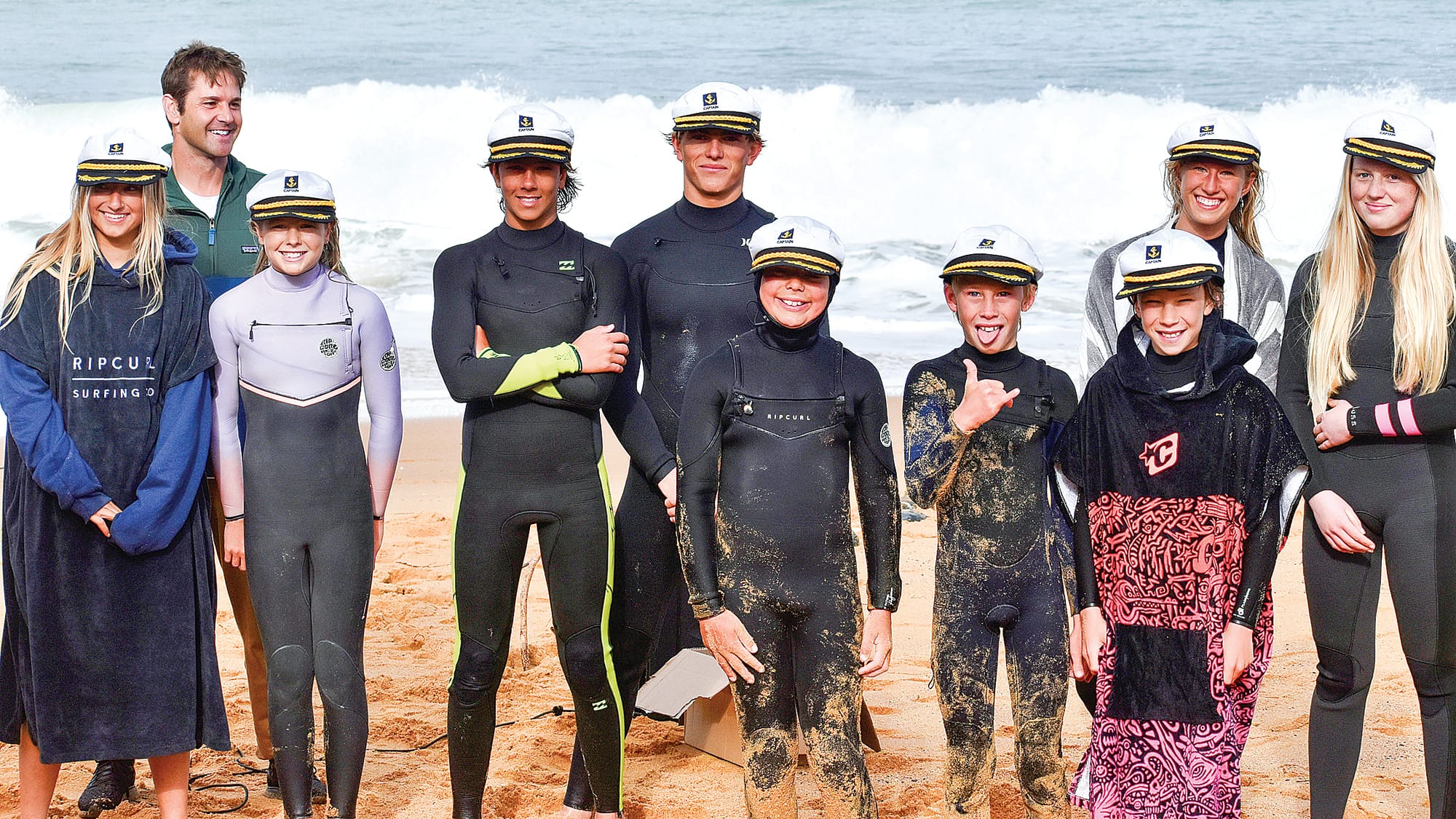 Captains and Co Captains of Teams with President Jake Eisen (far left). Photo: Jo O’Reilly Stubbs