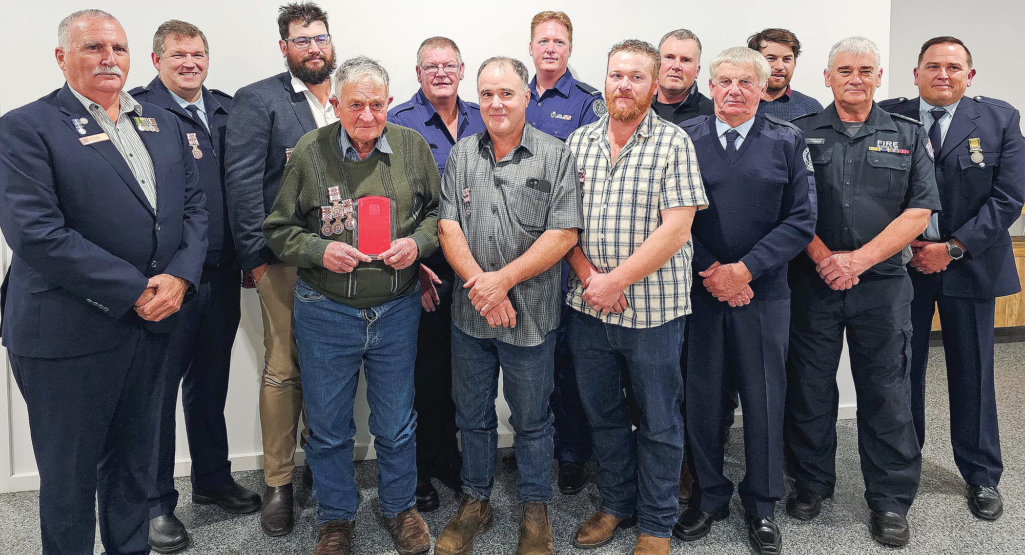 Leongatha South Fire Brigade members honoured