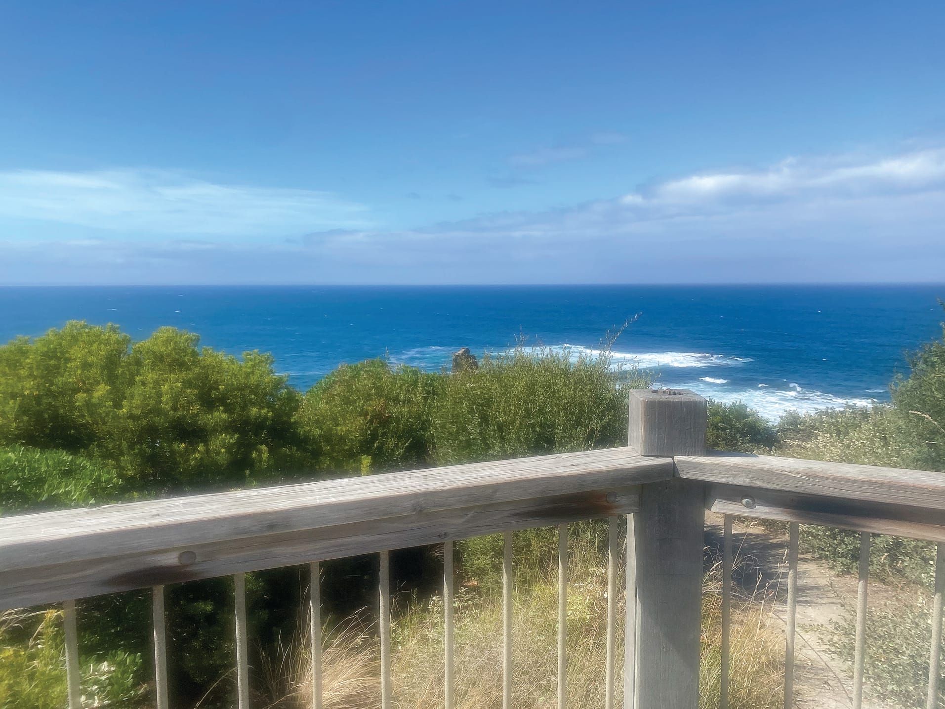 Eagles Nest is barely visible from this vantage point. 