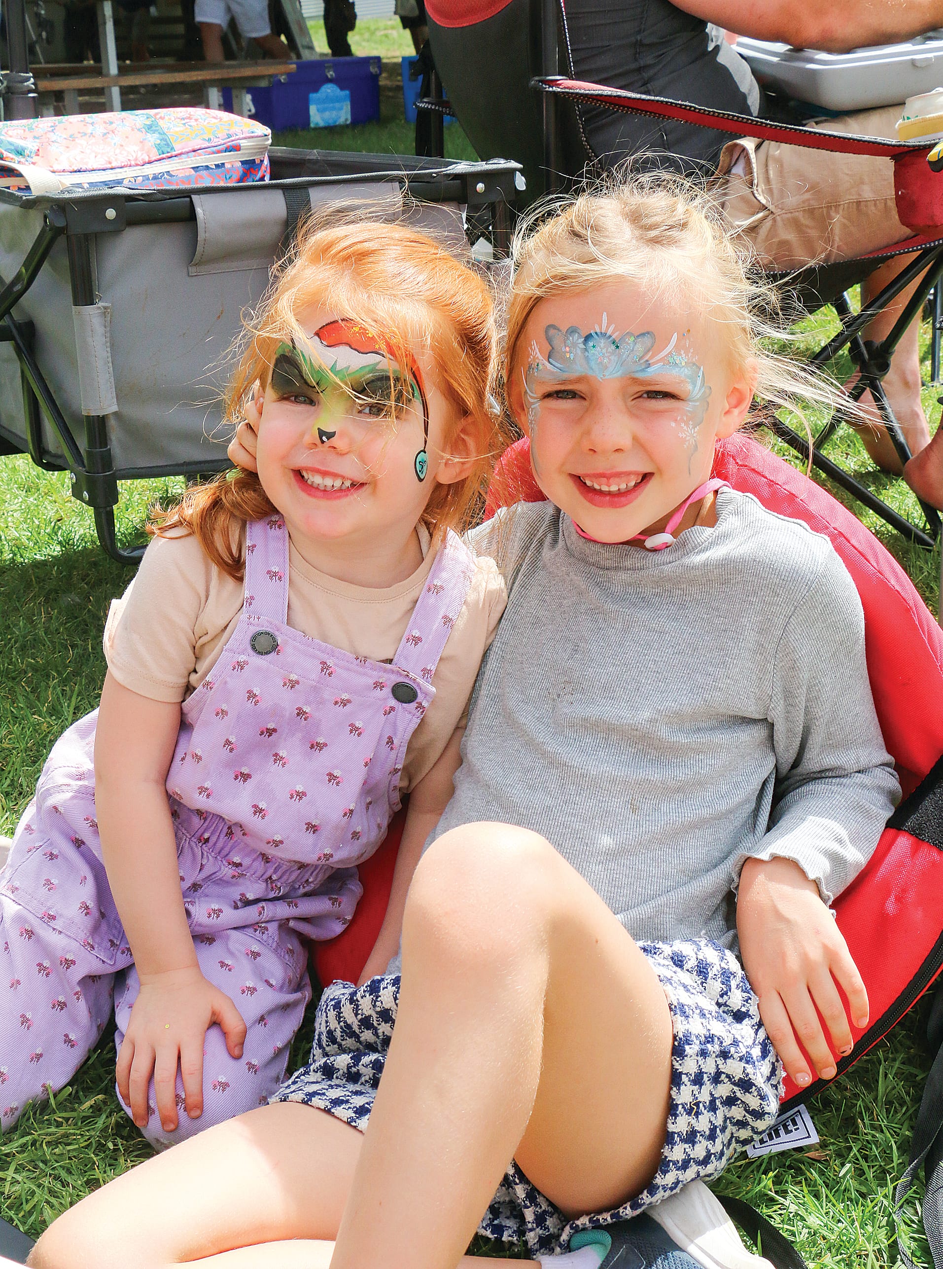 Andi and Ava Brookes travelled from Melbourne to enjoy the Woolamai Races with their family.  