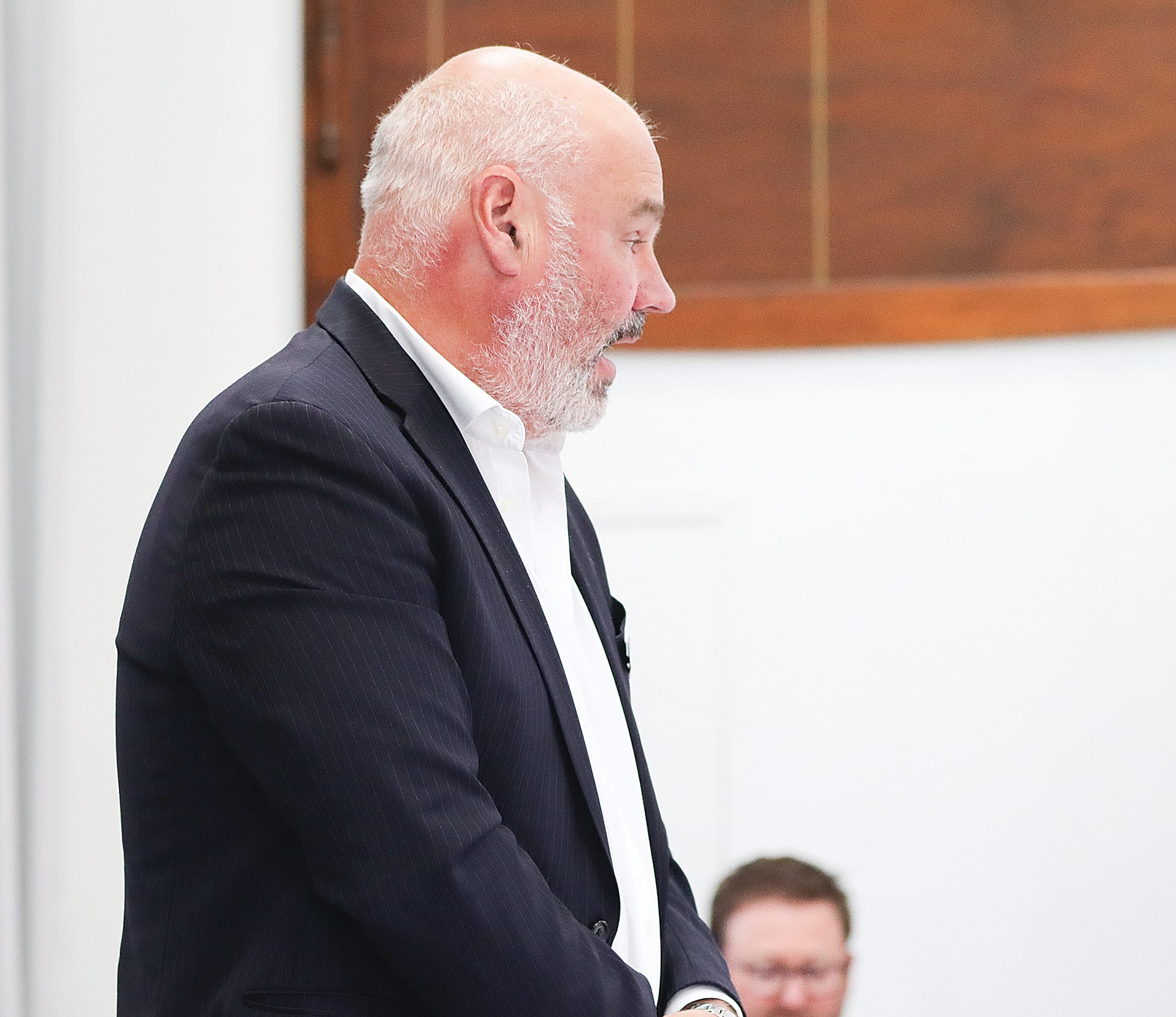 Cr Scott Rae lashed the Victorian Government for getting council to do its dirty work. A03_0825