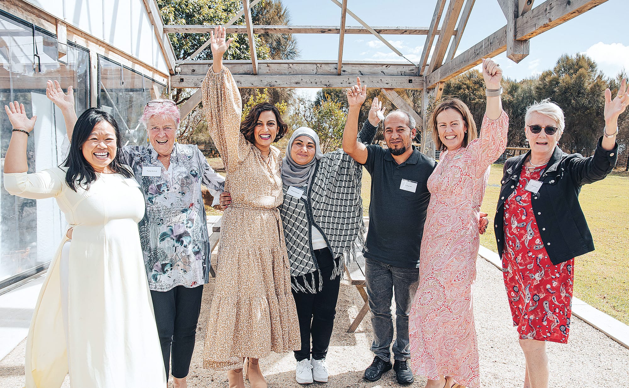 Women of all backgrounds celebrated