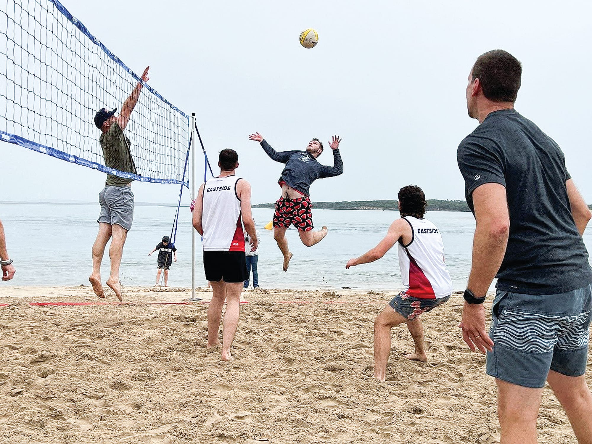 Beach Volleyball action at Inverloch