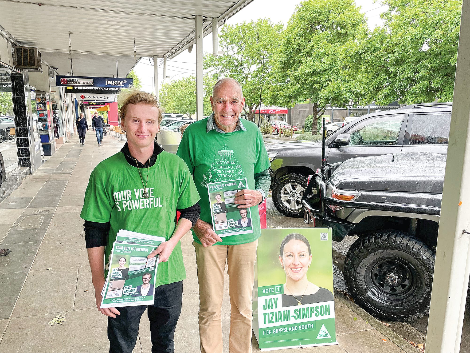 Voters quick to arrive in Leongatha