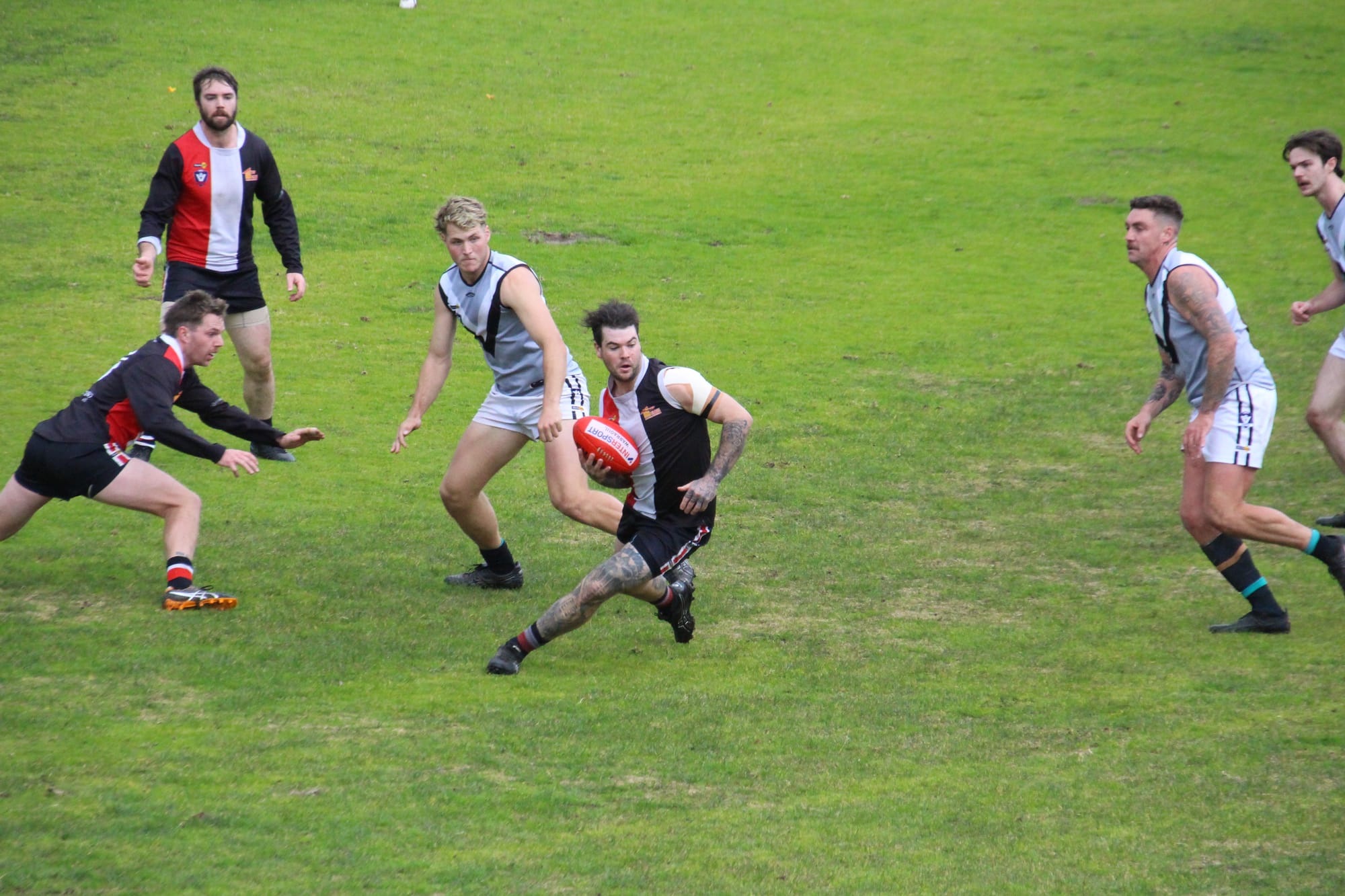 Jordan Anderson was instrumental for Nyora against Yarragon.