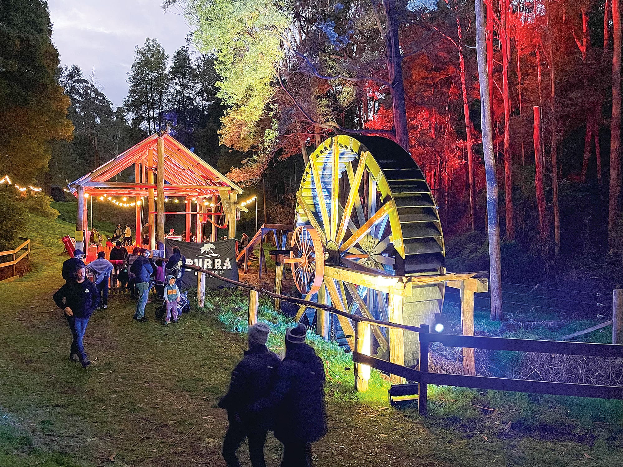 Korumburra Southern Lights Festival is one of the successful events held recently at Coal Creek that Friends of Coal Creek say illustrates the park’s potential. A12_1124