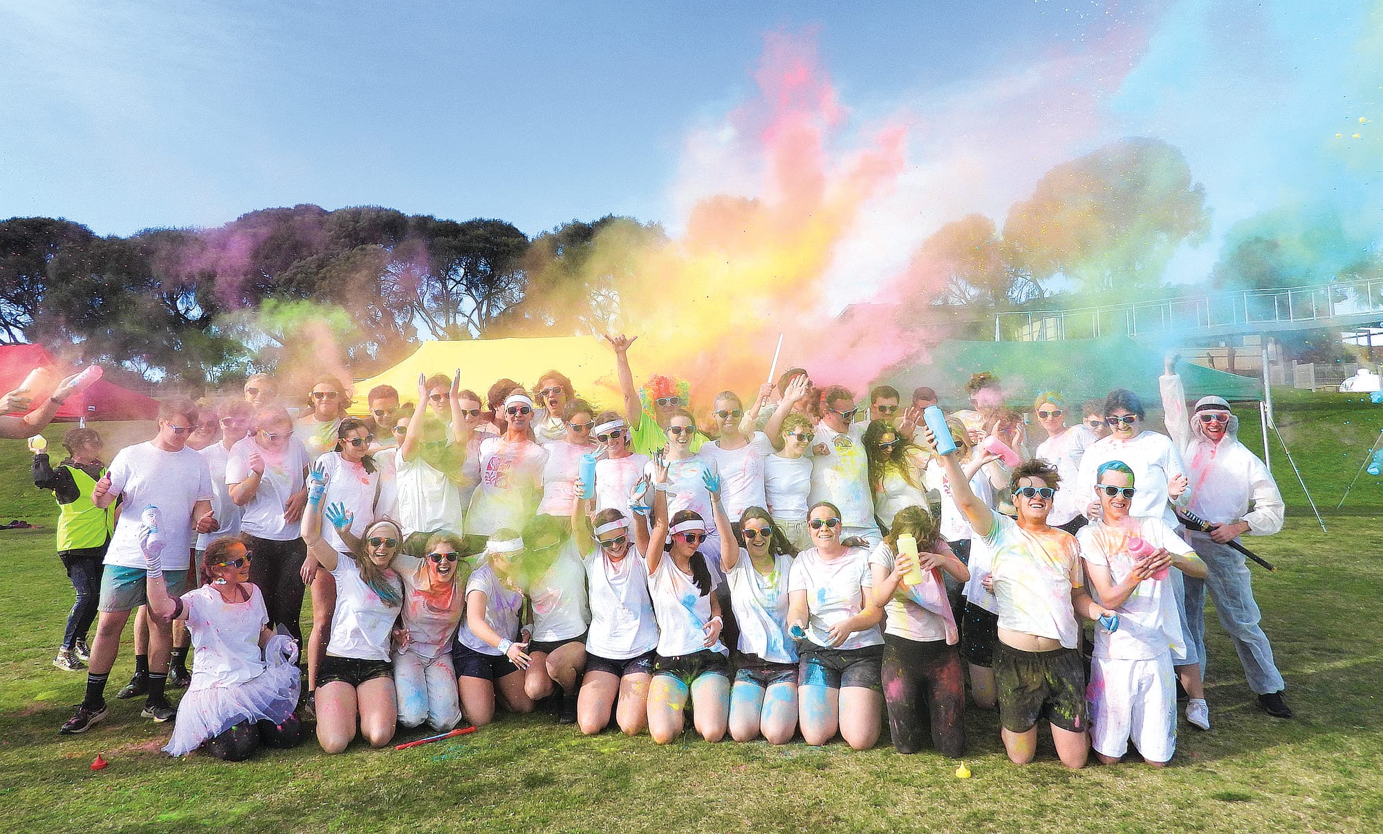 An explosion of colour at Newhaven College