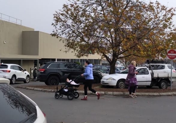 Rush on ice, gas as region struggles to reopen