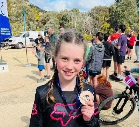 Newhaven College’s Isabella Lynch claimed a podium finish in the U13s female event at Round 4 of the Alpinestars School MTB series at the weekend.