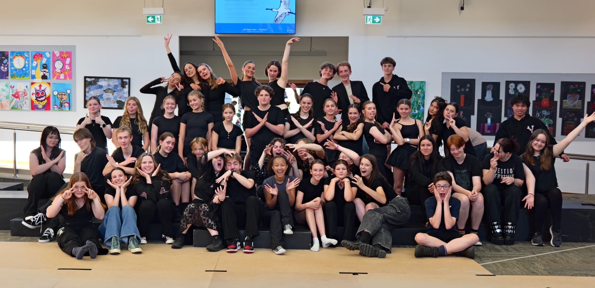 Forty-seven Newhaven College students are busting to get on stage and excite the audience with the singing, dancing and roller skating!