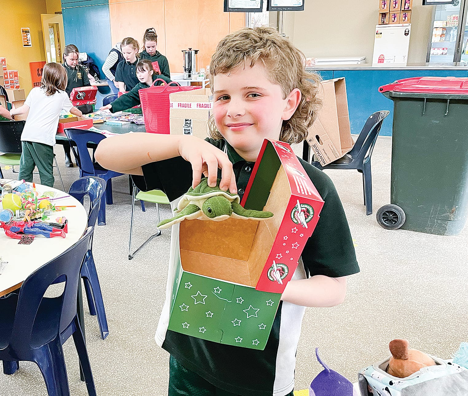 Packaging Christmas joy