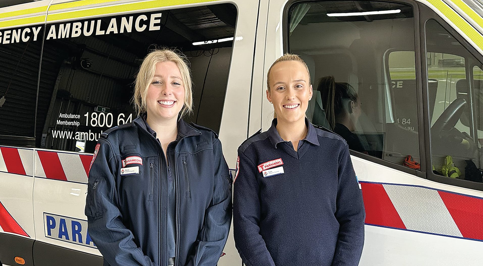 Two new graduate paramedics are rolling out in Wonthaggi