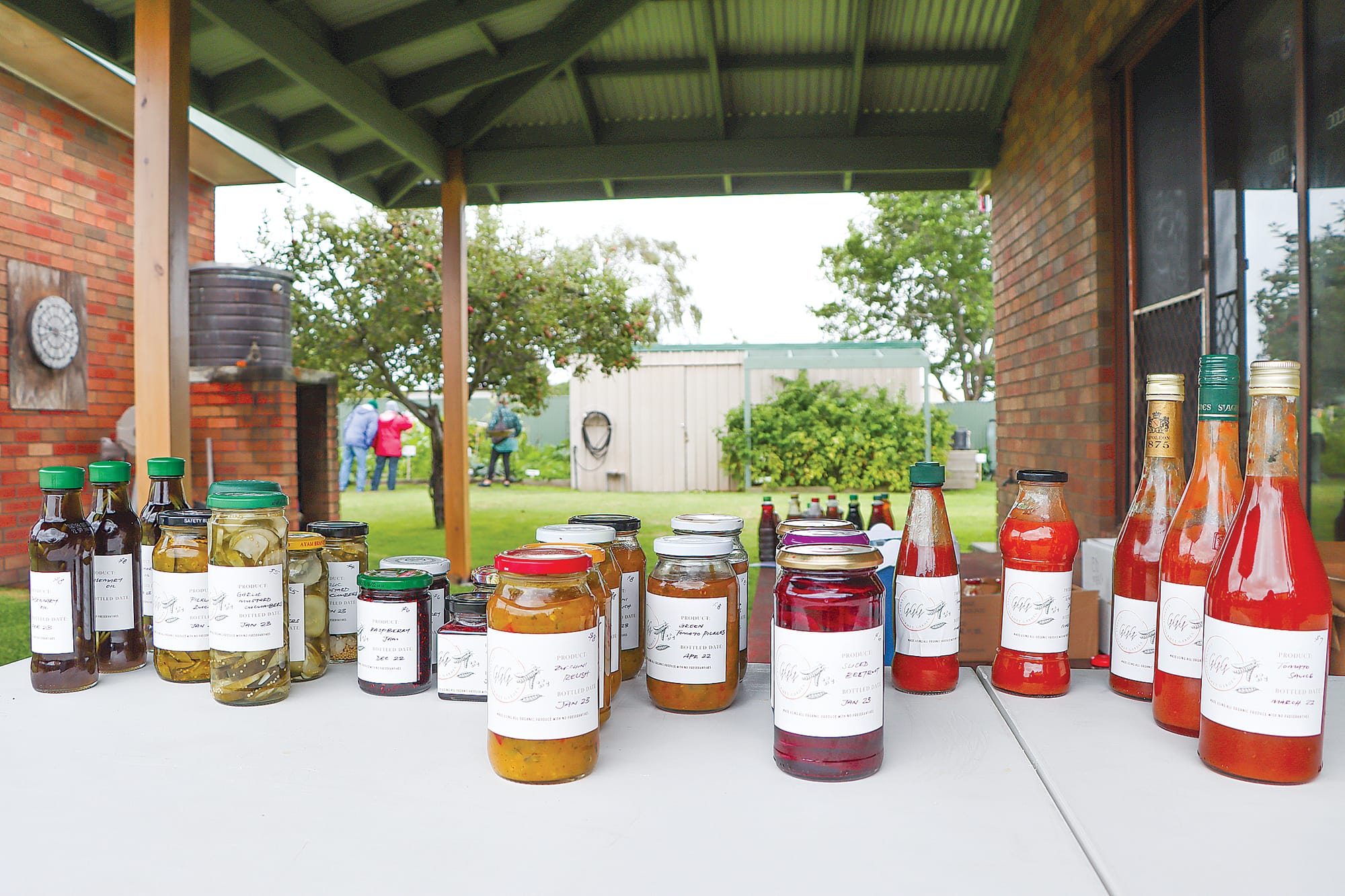 Wonthaggi’s Glenda provides plenty of examples of how to preserve home grown food in her gourmet garden.