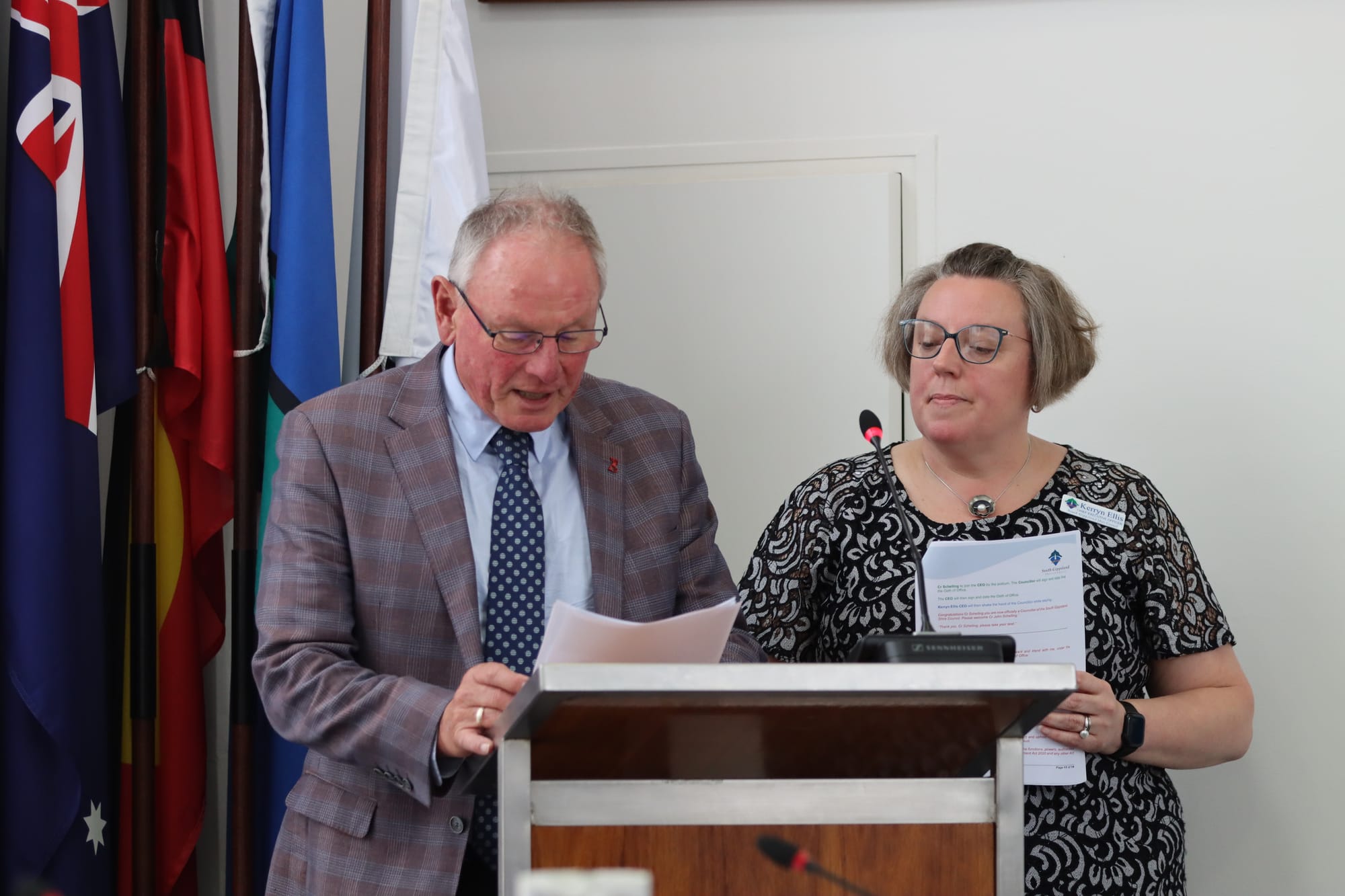 Cr John Schelling prepares to start his second term.