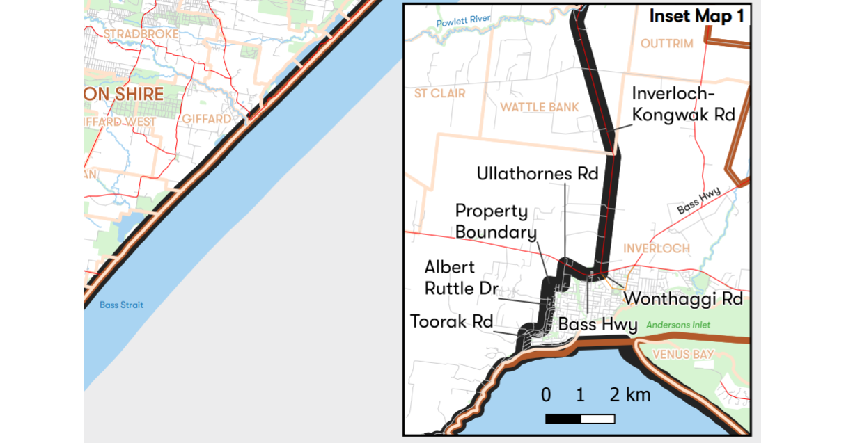 Inverloch shifts electorates under proposed boundaries