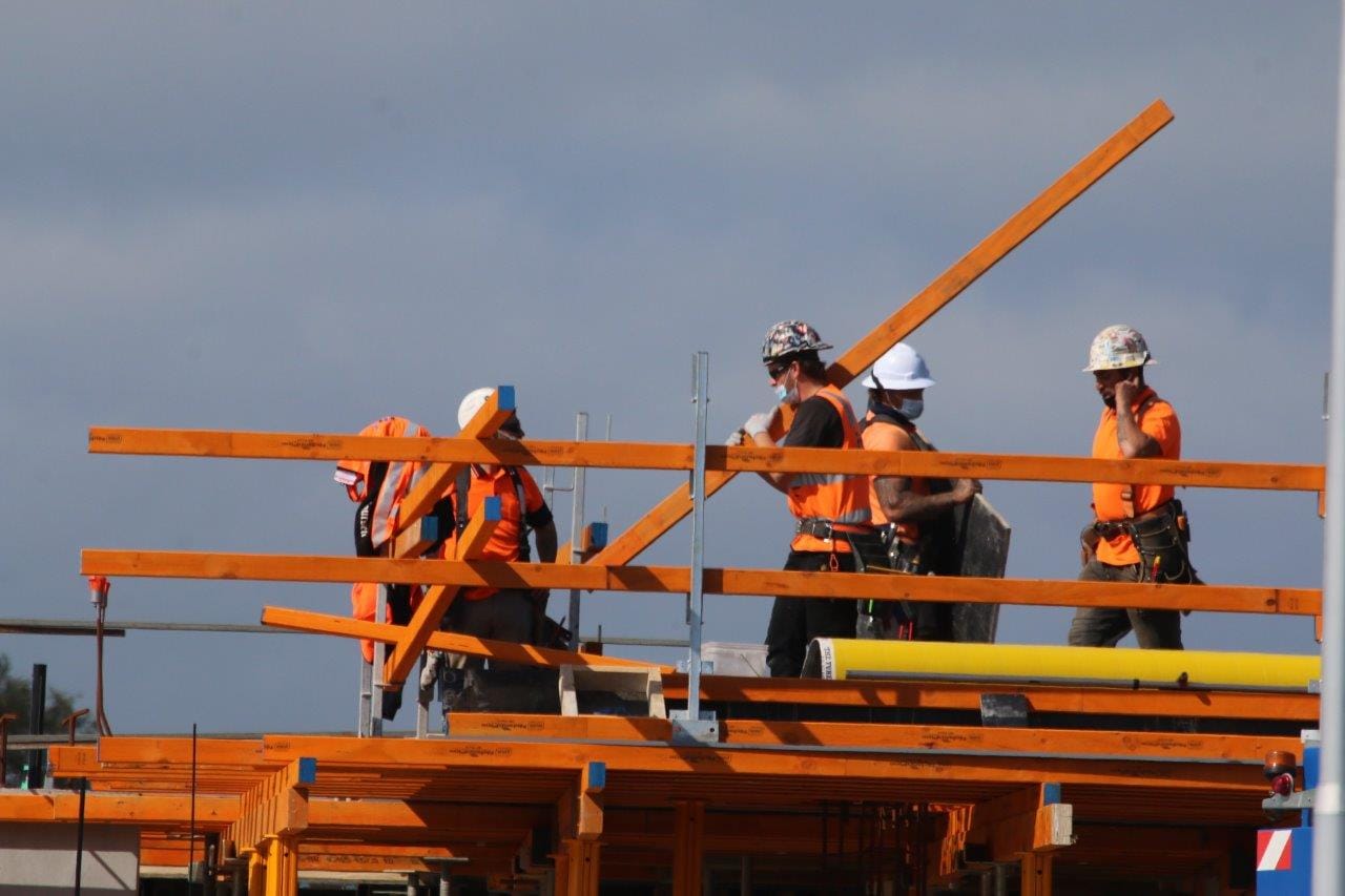 Regional construction workers dodge a bullet