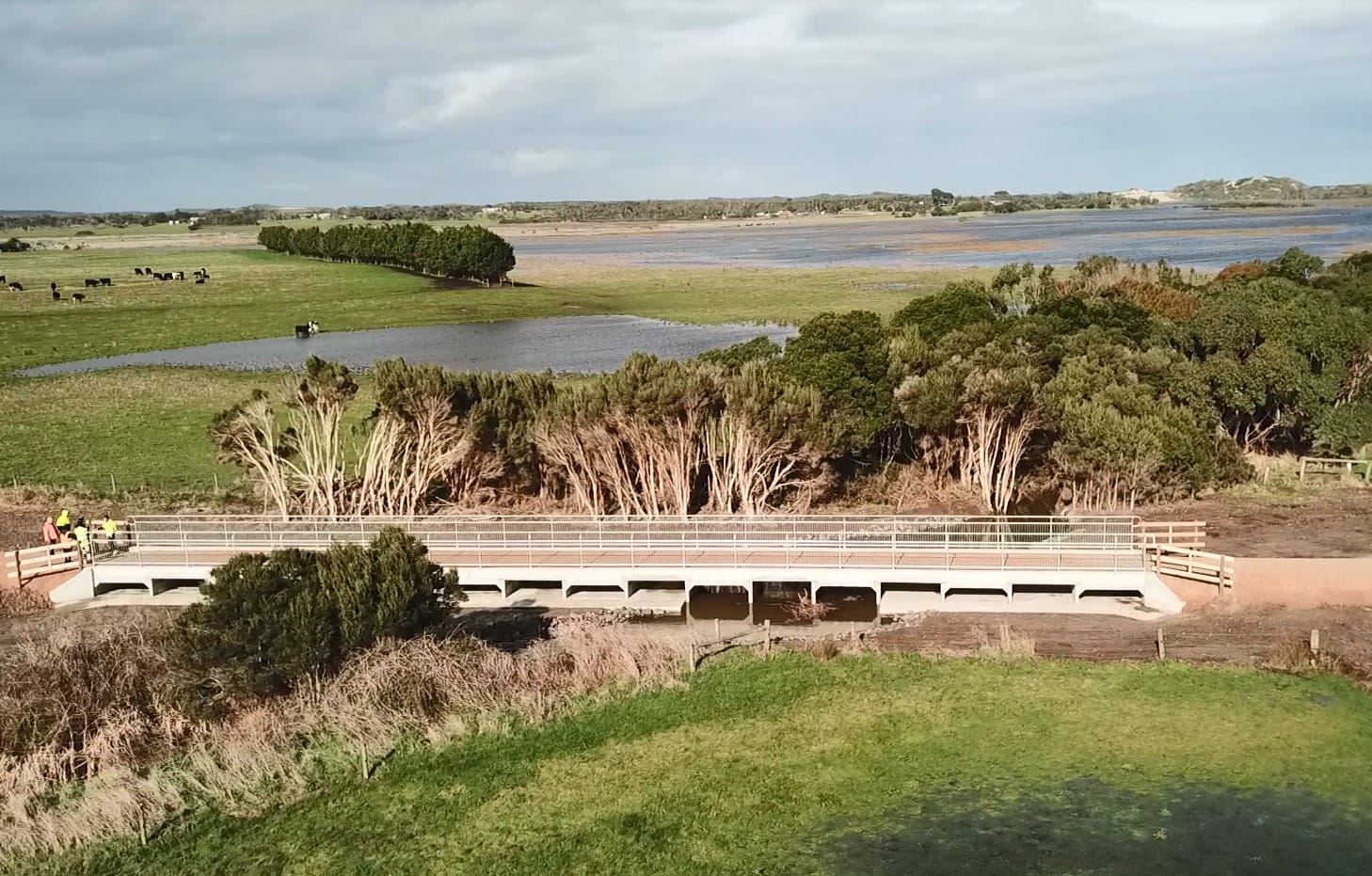 New rail trail bridge ready to go