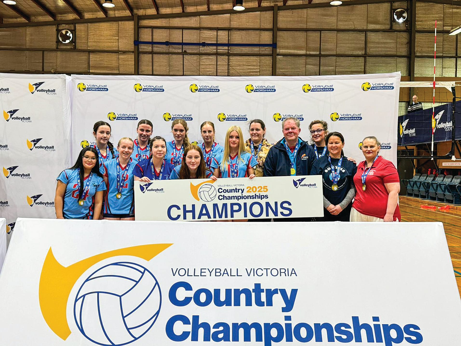 South Gippsland Volleyball’s U17 girls’ team sealed a back-to-back championship win in Horsham.