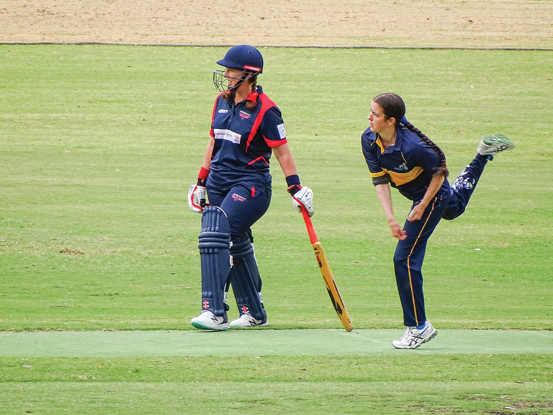 Magnificent bowling by Brittany Thomas.
