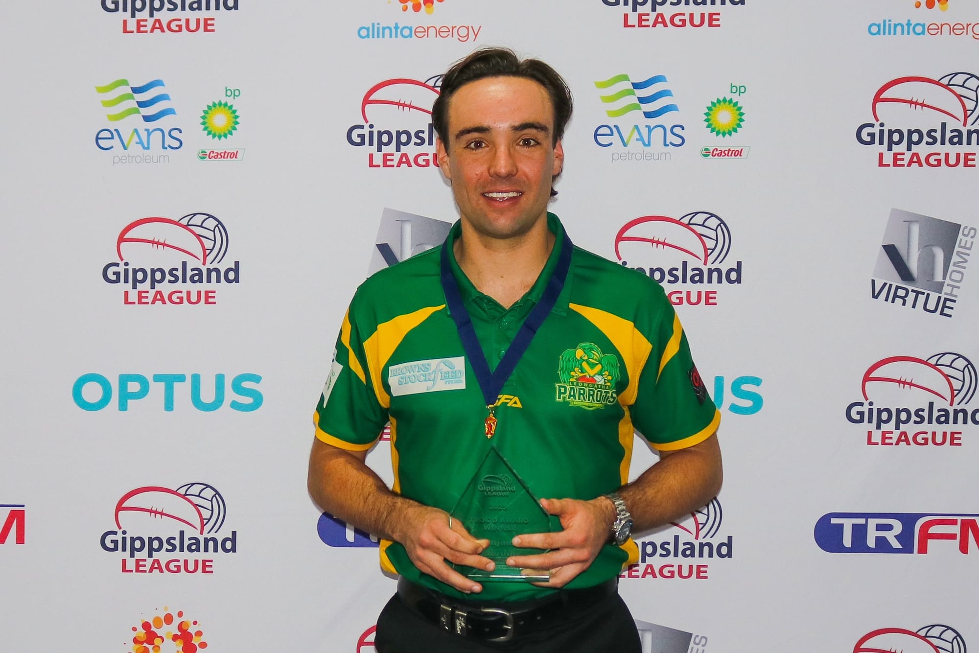 Gippsland League 2025 Trood Award and Rodda Medal winner (Senior Best and Fairest) Ben Harding, Leongatha.