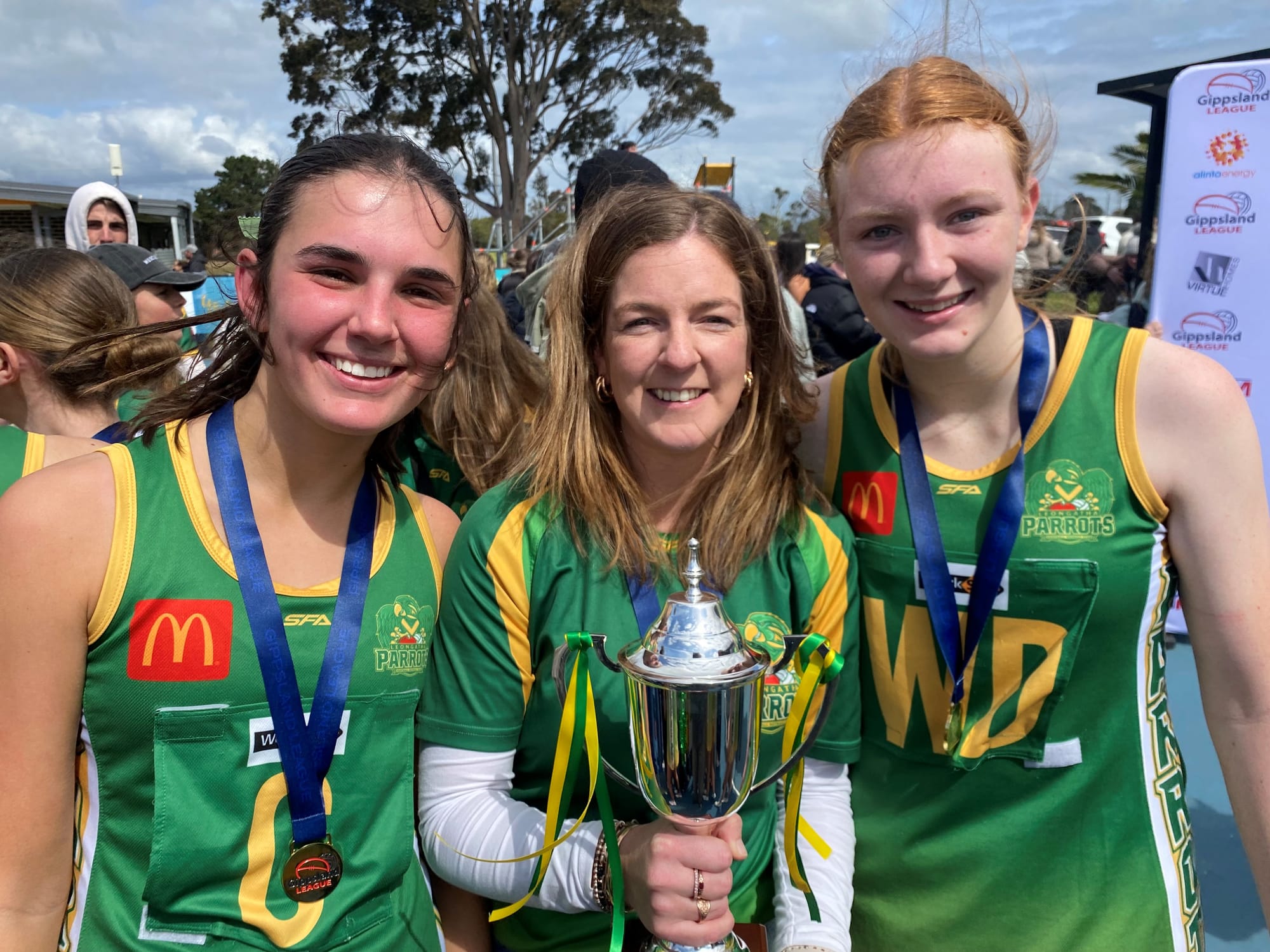 Grand final day starts with a netball double for Leongatha